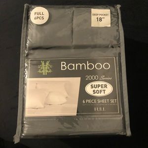 Gray sheet set sz Full NWT